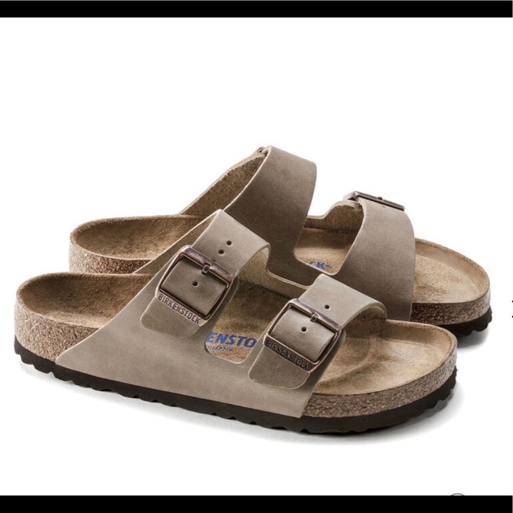 Birkenstock Oiled Leather Havana size 38 (women 8.5) worn once